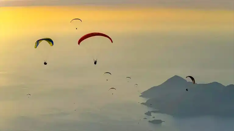 Babadağ'da Yamaç Paraşütü Uçuşlarında Düşüş