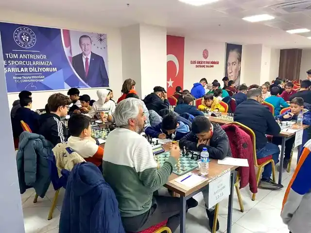 Elazığ'da Satranç İl Birinciliği Sonuçlandı!